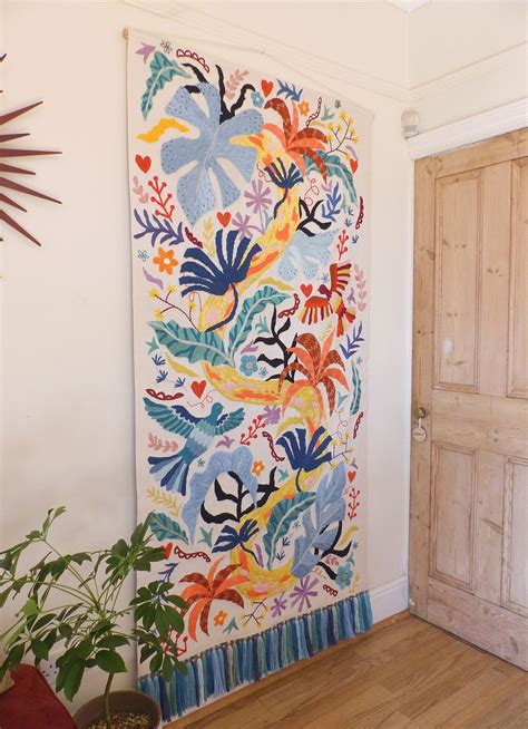 embroidery wall art
