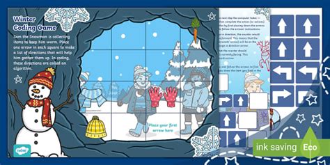 👉 Winter Coding Game (teacher made) - Twinkl