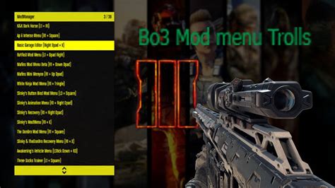 Image result for Bo3 USB Mod Menu