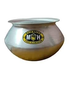 Buy 9 NO Handi Raja Brand Pure Aluminium Cooking Handi Pot, Traditional ...