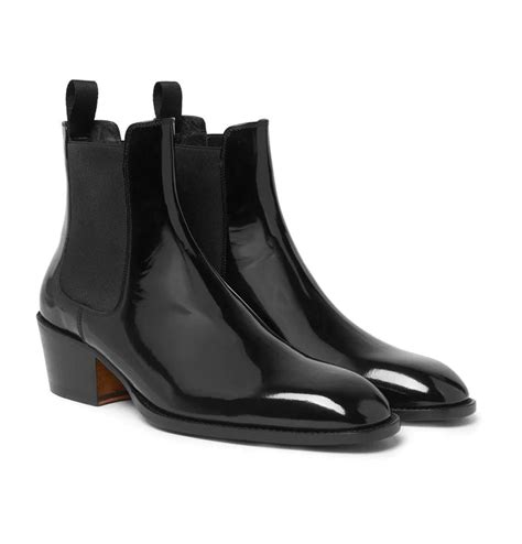 Webster Patent-Leather Cuban Boots – Weekendboots