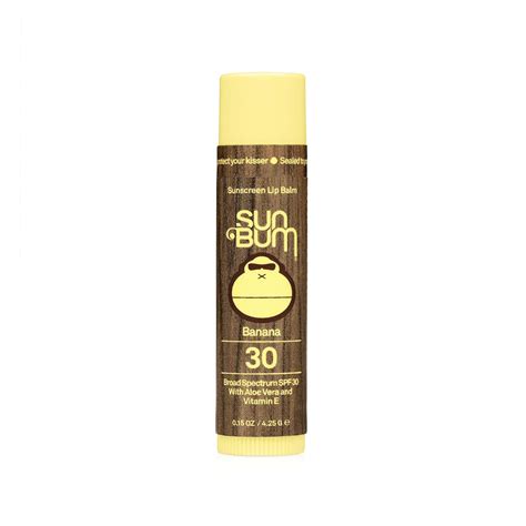 Amazon.com : Sun Bum SPF 30 Sunscreen Banana Lip Balm - Moisturizing ...