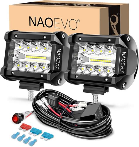 NAOEVO 4 Inch LED Pod Lights, Spot Flood LED India | Ubuy