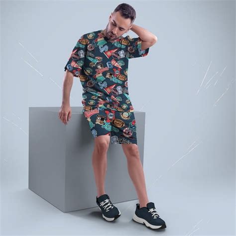 Stylish Oversized Tees and Shorts Set for Men | Juxar