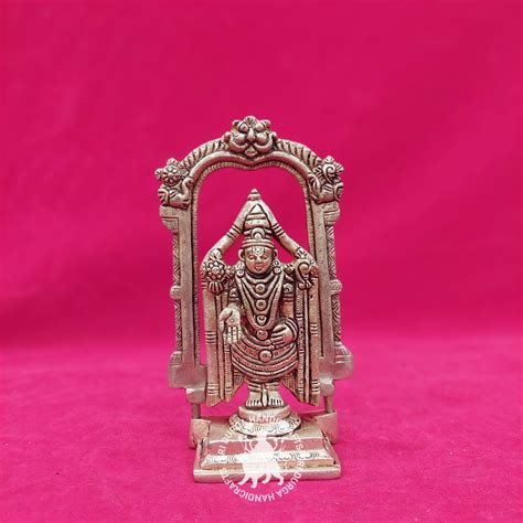 6" Brass Tirupati Balaji Idol â€“ Sri Durga Handicrafts – Mallapuram ...