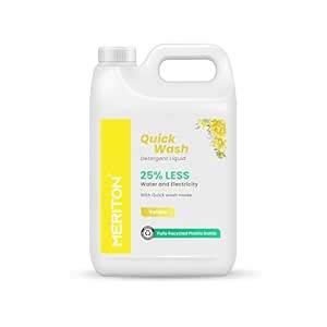 Meriton Quick Wash 5 Liter Liquid Detergent For Top & Front Load ...