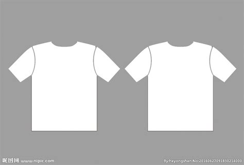 T恤模板设计图__服装设计_广告设计_设计图库_昵图网nipic.com