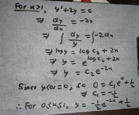 Ode - please explain the following problem. (p1, q5).