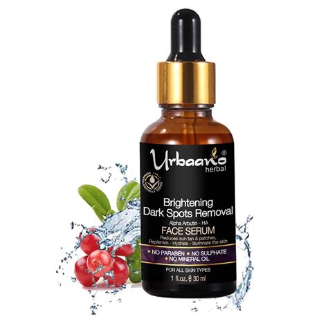 Arbutin Vitamin C Face Serum for Dark Spots|Urbaano Herbal