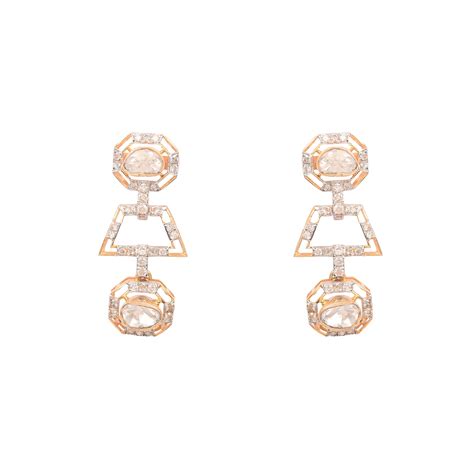 Empress Polki Diamond Earrings - Shop Online – Polki Stories by ...