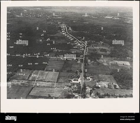 Aerial View of Payne Lane and Union Street, South Weymouth ...