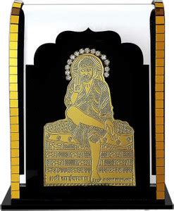 Shri Ram Creations Sai Baba Idol cabinate Decorative Showpiece - 7.5 cm ...