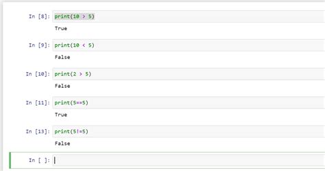Image result for Relational Operators in Python Example