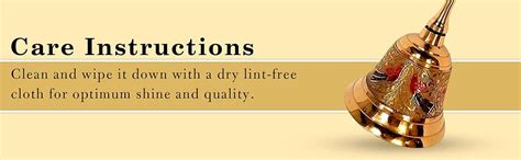 Buy Akanksha Arts Brass Made Pooja Bell, Engraved Meenakari Work - 6 ...