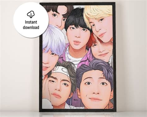 Buy BTS (bangtan Boys) Definition | Digital Print Poster (16x20in) [JPG ...
