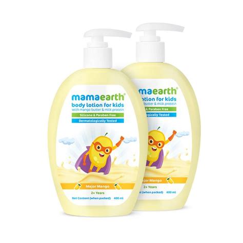 Major Mango Body Lotion For Kids with Mango Butter & Milk Protein - 400 ...