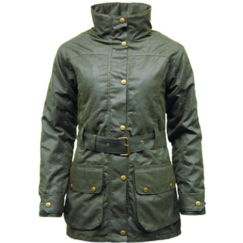 Game Cantrell Padded Antique Waxed Jacket | Womens Wax Jacket