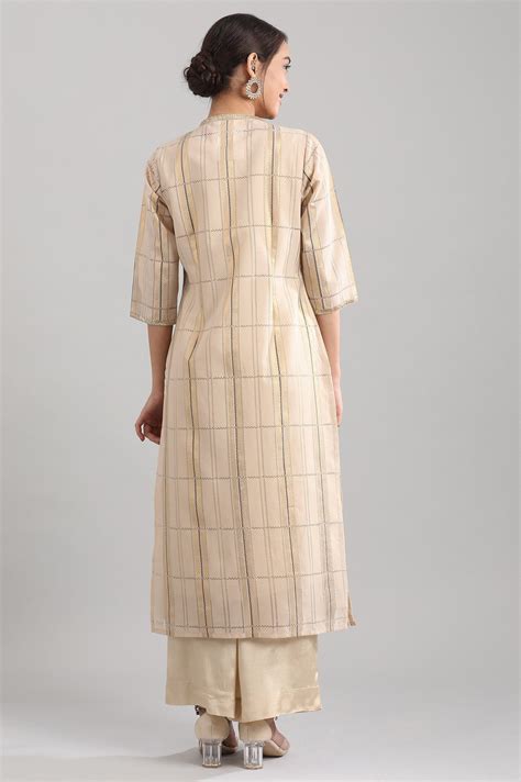 Buy Beige Band Collar Set Online for Woman | Shop for Aurelia