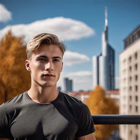 Photo of a striking young German man by André Gatzke - Playground