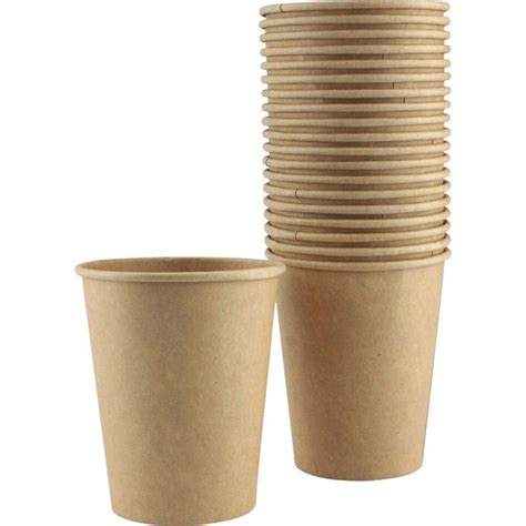 480ml Kraft Paper Cups | Eco-Friendly Disposable Drink Cups – Prakritii