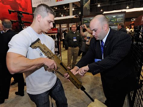 National Shooting Sports Foundation Hosts Gun Expo Show In Las Vegas
