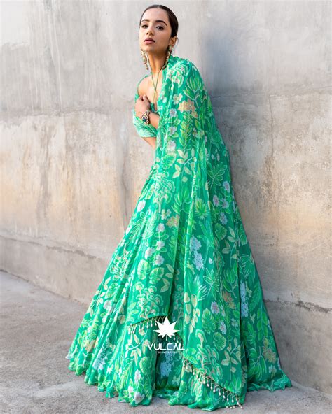 Jade Green Lehenga – Vulcal Store
