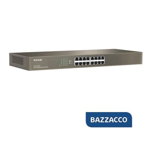 TENDA SWITCH 16 PORTE LAN GIGABIT, IEEE 802.3/U/X/AB, SWITCHING 32GBPS ...