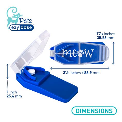 Ezy Dose® Pet Pill Cutter - Cat | Great for Hiding Medication in Treats ...