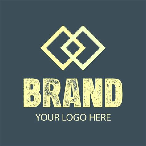 WALL LOGO MOCKUP, das für die Präsentation des Logos verwendet wird ...