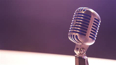 6000x3376 old school, microphone, blur, metal, music background, mic ...