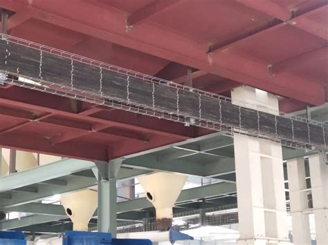 Wiremesh Cable trays in Food Plant