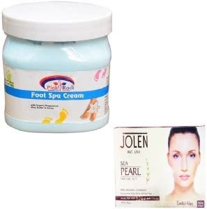 PINKROOT FOOT SPA CREAM 500GM WITH JOLEN SEA FACIAL KIT 50GM Price in ...