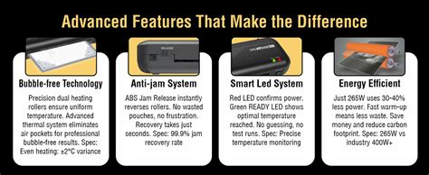 VMS Seal A4 Hot Lamination Machine | ABS Jam Release, 140-250 Microns ...