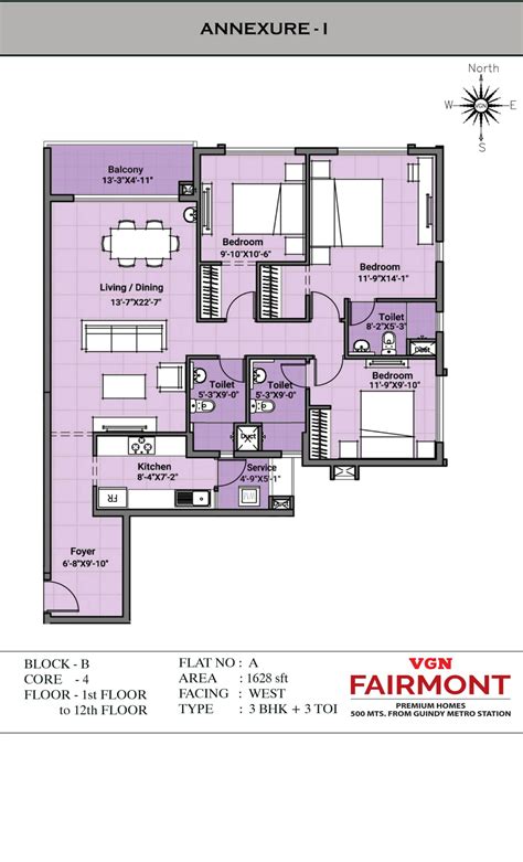 VGN Fairmont in Guindy, Chennai: Price, Brochure, Floor Plan, Reviews