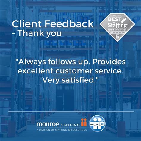 #recruitment #clientfeedback #recruiting | Monroe Staffing Services