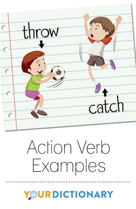 Action Verb Examples | Action verbs, Verb examples, Verb