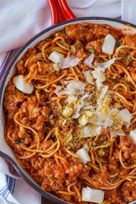 Chicken Parmesan Pasta - Dinner, then Dessert