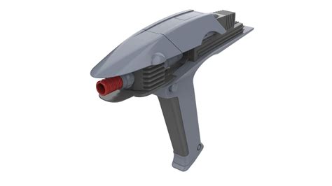 Star Trek Into Darkness Phaser - 3D Model by MakerLab