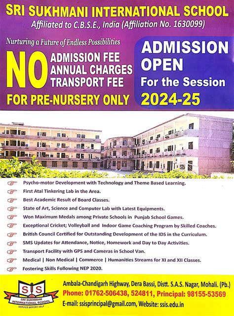 Sri Sukhmani International School – Dera Bassi