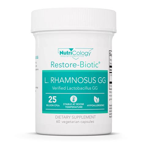 Buy NutriCology Restore-Biotic L. Rhamnosus GG - Probiotic Intestinal ...
