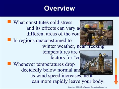 Cold Stress Hazards and Prevention | PPT