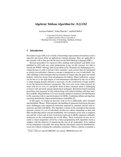 Tableau Algorithm 的图像结果