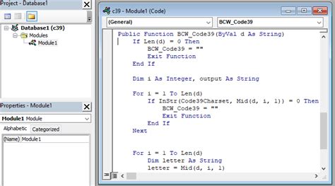 Image result for MS Access Create Code Module