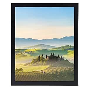 HUKONHEP 5.5x8.5 Black Picture Frames, Photos Frame with Plexiglass ...