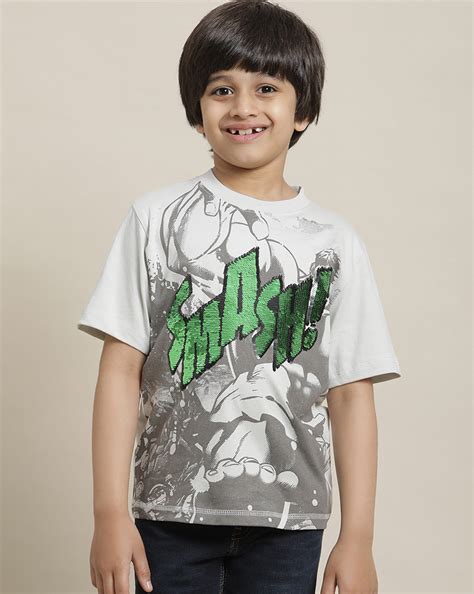 Hulk Regular Fit Tshirt For Boys – Kidsville