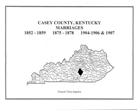 Casey County, Kentucky Marriage Records - Mountain Press and Southern ...