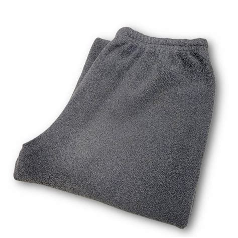 90s LANDS' END ランズエンド フリースパンツ【L】チャコールグレー | BACK IN THE DAYZ.
