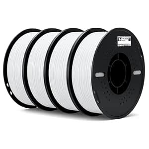 ELEGOO TPU Filament 1.75mm White 4KG, 95A Flexible Soft 3D Printing ...
