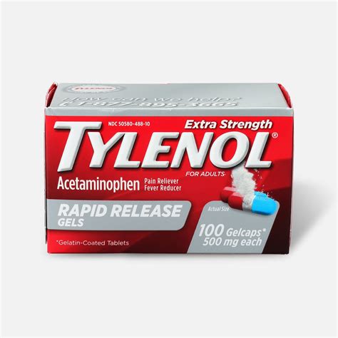 Tylenol Extra Strength Rapid Release Gels