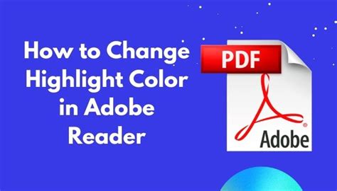 Image result for Adobe Reader Highlight Color